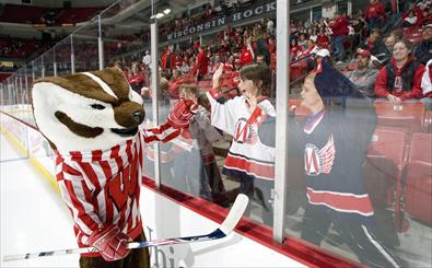 the Badger hockey team.